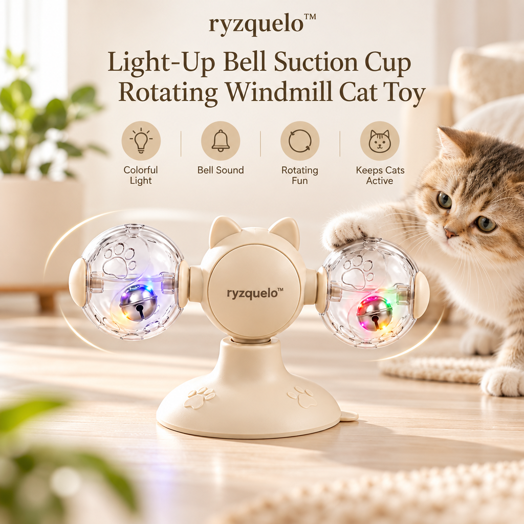 Ryzquelo™ TwinklePaw Bell Spinner