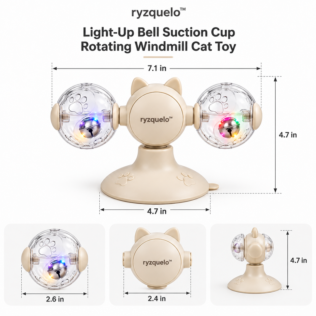 Ryzquelo™ TwinklePaw Bell Spinner