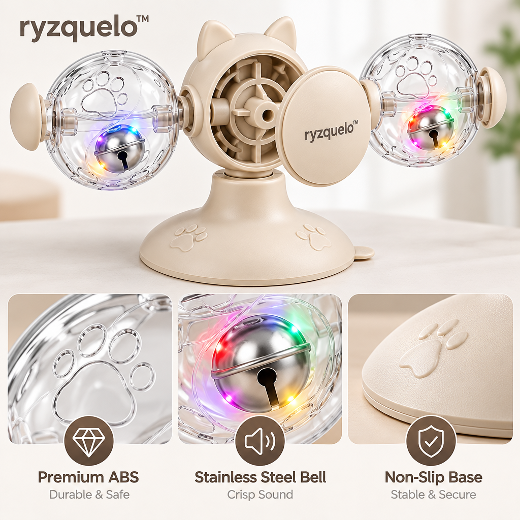 Ryzquelo™ TwinklePaw Bell Spinner